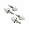 7102703 10889 United Pacific Chrome Bullet License Plate Fasteners 710270108893