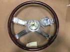 13007 Vip Peterbilt Spoke Mahogany Steering Wheel