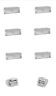 14845set Tc Distribution Inc Chrome Plastic Freightliner Cascadia Vents Set Of