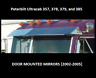 35012 Rdw Peterbilt Ultracab Extended Visor Stainless Steel