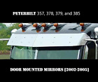Rdw35015 35015 Rdw Peterbilt Ultracab Drop Visor Stainless Steel