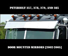 Rdw35016 35016 Rdw Peterbilt Ultracab Regular Drop Visor Stainless Steel