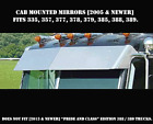 35018 Rdw Peterbilt Ultracab Monster Drop Visor Stainless Steel