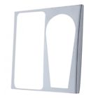41619 United Pacific Chrome Stainless Steel Volvo Light Panel Trim