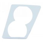 41641 United Pacific Chrome Plastic Volvo Light Cover Driver