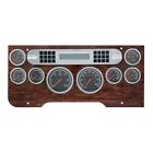 7102709 42372 United Pacific Chrome Plastic Center Dash Instrument Panel 710270423729