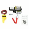 311-00844 Atv Winch Utv Electric Waterproof Kit Steel Cable Synthetic Rope