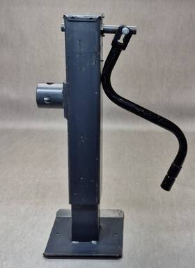 182524 Bulldog Square Tube Trailer Jack 10 000 Lbs Lift Drop Leg Sidewind New