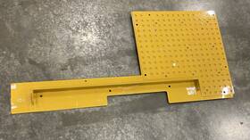 616-1416 Caterpillar Platform Tread Plate Yellow