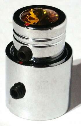 Cobra 710270217854 Cb Radio Knob On/off Volume Squelch For Amber Jewel Chrome Up#21785-pair