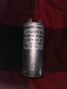 54-8163 Dynasys Apu Hvac Blower Capacitor
