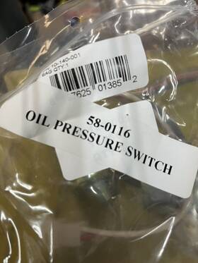 58-0116 Dynasys Apu Gen3 Oil Pressure Switch