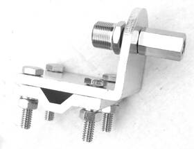 91158 Grand General Gg Cb Antenna Mounting Bracket Universal Fit Heavy Duty 3 Way Aluminum Gg#91158
