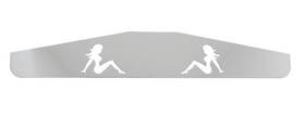 Gga-30220 Grand General Gga 30220 Chrome Steel 18 X 3 Bottom Mud Flap Plate With Nude