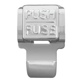 Gga-67814 Grand General Gga 67814 Chrome Plastic Fuse Box Push Button - Freightliner