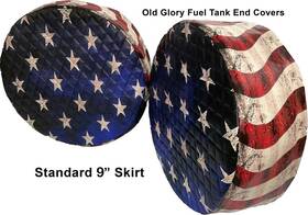 Ftec-24.5-9-og Grilleadz 24.5 Inch Flag Design Covers For Fuel Tanks That Are 24 And 1/2 Diameter Popular Kws