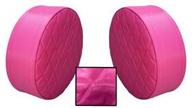 Ftec-24.5-9-pcf Grilleadz 24.5 Inch Pink Carbon Fiber Fuel Tank Covers For Tanks That Are 24 And 1/2 Diameter