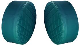 Ftec-26-9-auteal Grilleadz 26 Inch Aqua Teal Fuel Tank End Covers For Tanks That Are Diameter