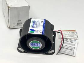 Hs-9070 Her-a-lert Herold Truck Self Adjusting Backup Alarm 82-107 Dcb 12-24v Hs9070