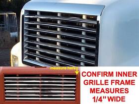 Qaint470002w International 4000 Series Std Horizontal Grill Inserts No Frame 1/4 Inch Wide