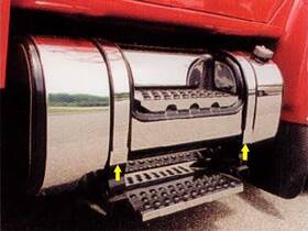 Qaint47021 International 4700/4900 Series 30 And 50 Gal Stainless Tank Straps