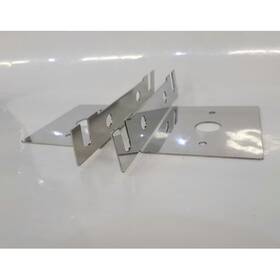 Jml Kustoms 44930 Kenworth Stainless Steel 13 Inch Rear Air Cleaner Bracket Pair With Radius Ends