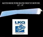 K2054 Ata Kenworth Stainles Steel Pc Blind Mount Sun Drop Visor