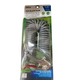 082-90000 Lynco Air Seat Blow Gun Kit With Hose For Truck Cab Cleaning