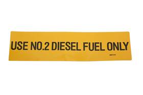 Mack 4mr1275 Diesel Fuel Name Plate Decal Nos