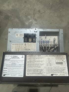 6300-a Magnetek Rv Camper Power Converter 45 Amp Distribution Center 12v Model 6345