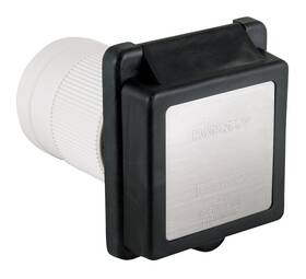 M1d6353elrvbl Marinco 6353elrv.blk - Power Inlet Port