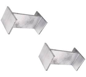 Mytee Products 199145014956 2pk 6 Inch Load Leveler Aluminum Lumber Clip For 3-3/8 Stake Pockets 20k Capacity