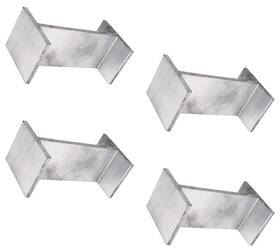 Mytee Products 199145014963 4pk 6 Inch Load Leveler Aluminum Lumber Clip For 3-3/8 Stake Pockets 20k Capacity