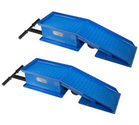 Mytee Products 199145062179 2pk 20 Ton Hd Truck Service Ramp With Diamond Tread For Repairs Maintenance