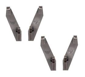 Mytee Products 840223698079 4pk Weld-on Tractor Mounting Brackets For Deere And Global Euro Loaders