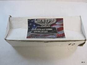 Csp-nl-16 Peterbilt Step Plates 16 Inch X 6 Chrome Plated Solid Black Rubber Inlay