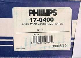 3-hose Phillips 17-0400 40 Inch Chrome Plated Pogo Stick With Holder Sc