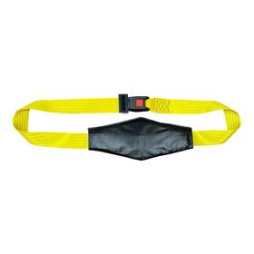 Q5-6327-y Qstraint Postural Support Belt Padded Wheelchair Transit Bus Yellow