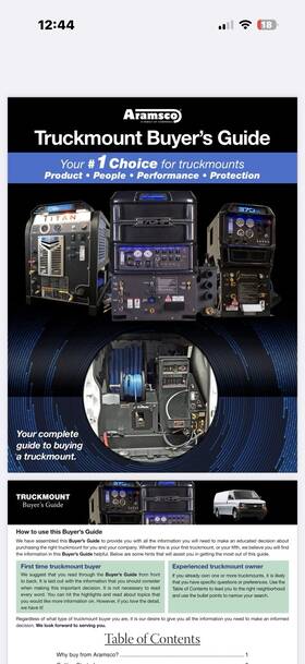 Scientific-370 Sapphire Technology S563227 Truck Mount Water Extractor/steam Cleaner Efi