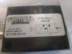 Stv-pb-5 Starcyl Stv-pb-5/2-1/4 Push Pull Valve