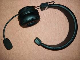 95003 Stellar Blue Tiger Elite Ultra Bluetooth Microphone Headset - Black
