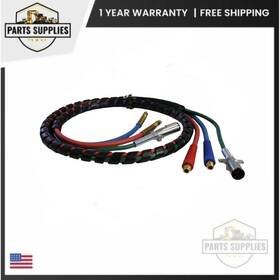 3-in-one Tectran 13a1501s Tecran 15ft Air Brake Hose And Power Cable Assembly
