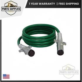 7aab152mg Tectran 15ft Articflex 7 Way Abs Duty Straight Cable Green