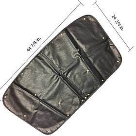 20-wb-2008b Tink Upholstery Black Winterfront For Blue Bird Vision 2008 24 3/4 Inch X 44 7/8