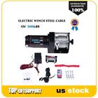 Tl11657220s Electric Atv Winch Wireless Remote Control Steel Cable Off Road