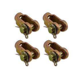 Tr1245c185 Torque 4 Pcs Slack Adjuster Clevis Pin Kit 1/2 Inch Push Rod 5/8 Thread