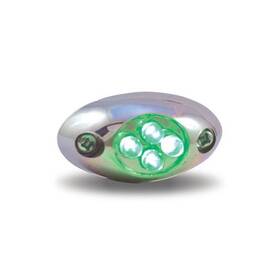 Tb-c4g Trux Courtesy Light Auxiliary Led Green 4 Diodes