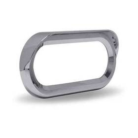 Tbez-obch5 Trux Bezel Oval Chrome Plastic Visor Twist On