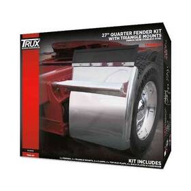 Tfen-q11 Trux Fender Quarter 27 Inch Triangle Mounts 16 Ga