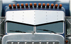 Tsun-p3 Trx Peterbilt Slammed Stainless Steel Sunvisor